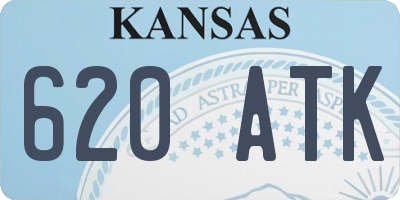 KS license plate 620ATK
