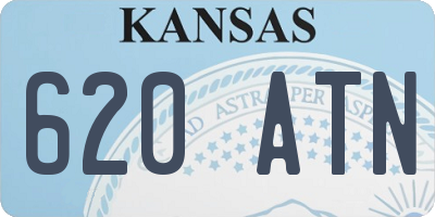 KS license plate 620ATN