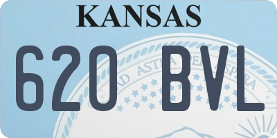 KS license plate 620BVL