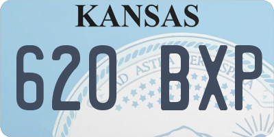 KS license plate 620BXP