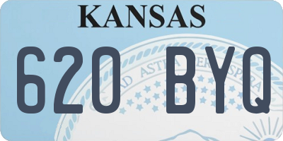 KS license plate 620BYQ