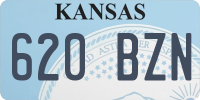 KS license plate 620BZN