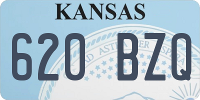 KS license plate 620BZQ