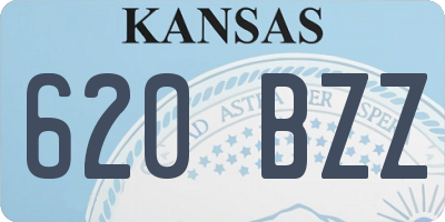 KS license plate 620BZZ