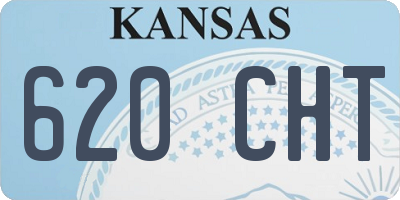 KS license plate 620CHT