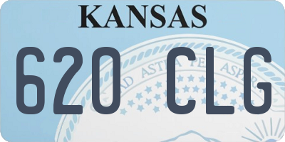 KS license plate 620CLG