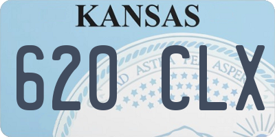 KS license plate 620CLX