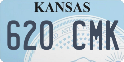KS license plate 620CMK