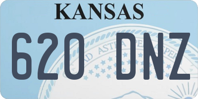 KS license plate 620DNZ