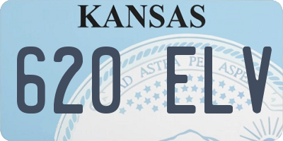 KS license plate 620ELV