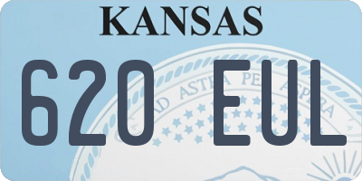 KS license plate 620EUL