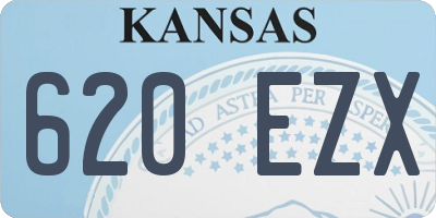 KS license plate 620EZX