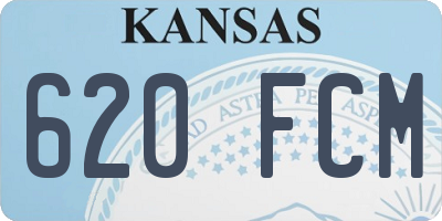 KS license plate 620FCM