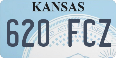 KS license plate 620FCZ