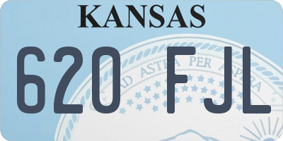 KS license plate 620FJL