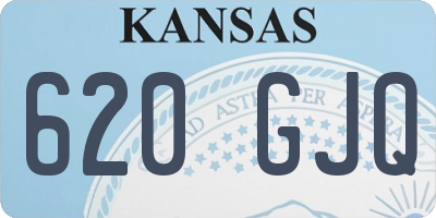 KS license plate 620GJQ