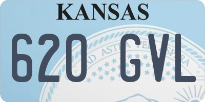 KS license plate 620GVL