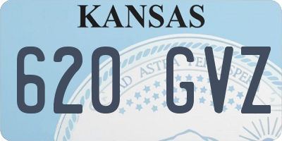 KS license plate 620GVZ