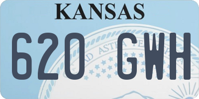 KS license plate 620GWH