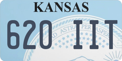 KS license plate 620IIT