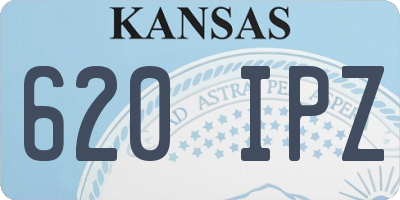 KS license plate 620IPZ
