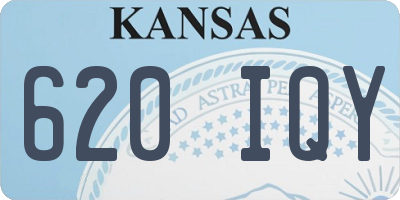KS license plate 620IQY