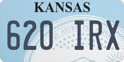 KS license plate 620IRX