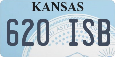 KS license plate 620ISB
