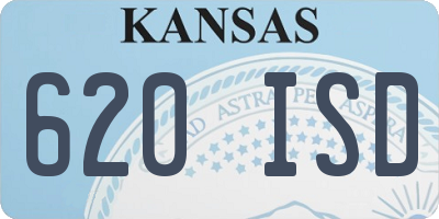KS license plate 620ISD