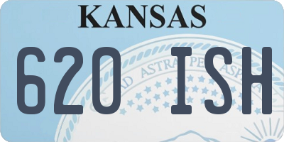 KS license plate 620ISH