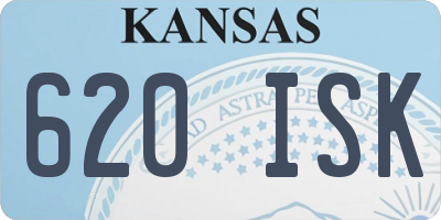 KS license plate 620ISK