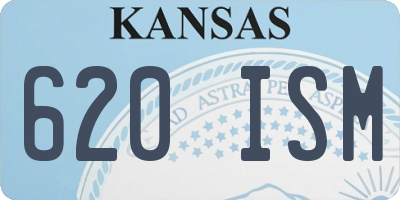 KS license plate 620ISM