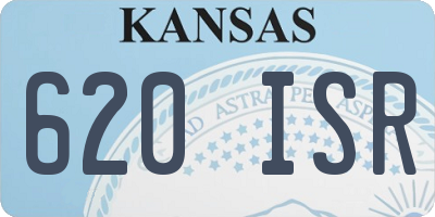 KS license plate 620ISR