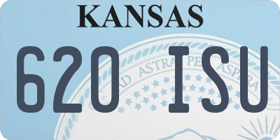 KS license plate 620ISU