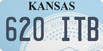 KS license plate 620ITB