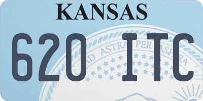 KS license plate 620ITC