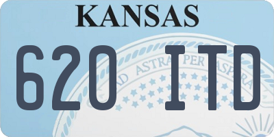 KS license plate 620ITD