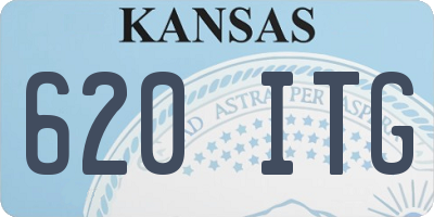 KS license plate 620ITG