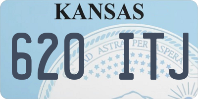 KS license plate 620ITJ