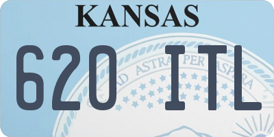 KS license plate 620ITL