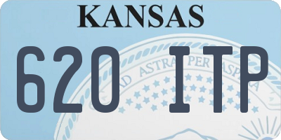 KS license plate 620ITP