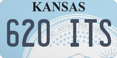 KS license plate 620ITS