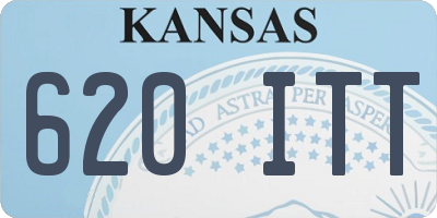 KS license plate 620ITT