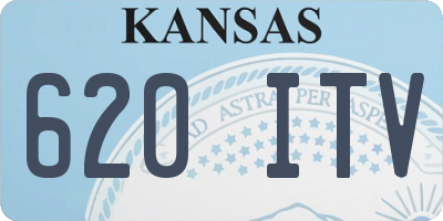 KS license plate 620ITV