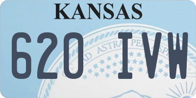 KS license plate 620IVW