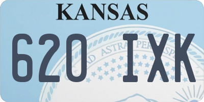 KS license plate 620IXK