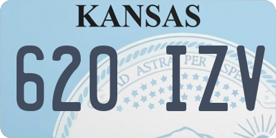 KS license plate 620IZV