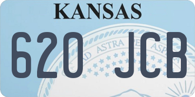 KS license plate 620JCB