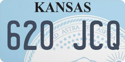 KS license plate 620JCQ