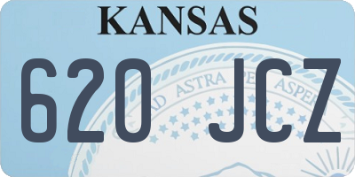 KS license plate 620JCZ